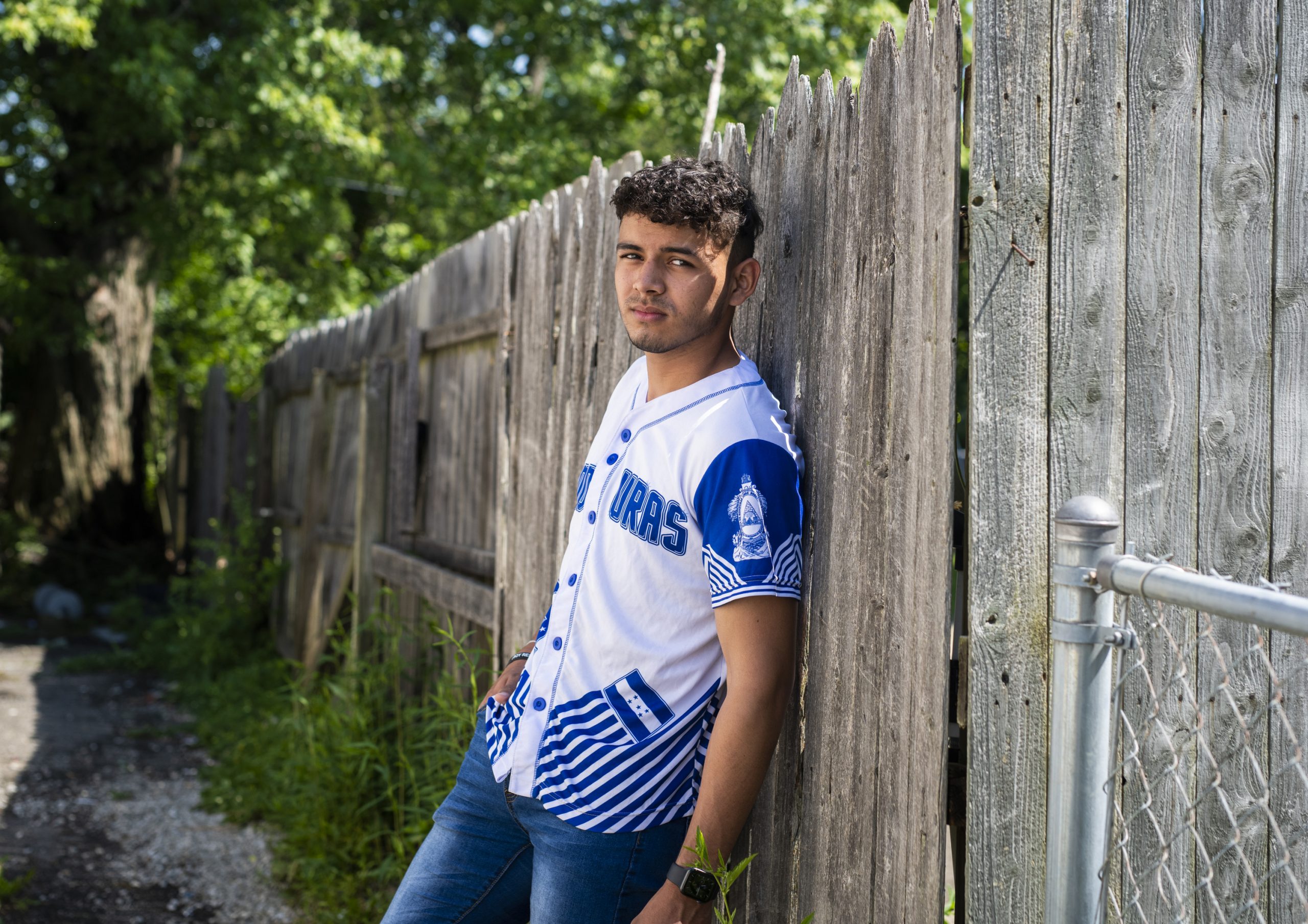 Supreme Denim Baseball Jersey Blue