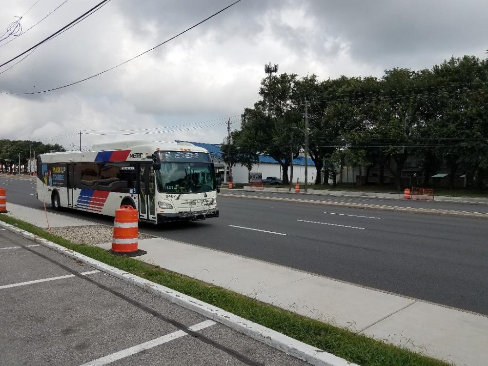 Bus 82 Westheimer in the Westchase neighborhood.