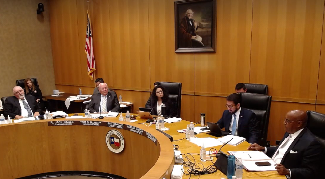 Harris County Commissioners Court on June 29, 2021.