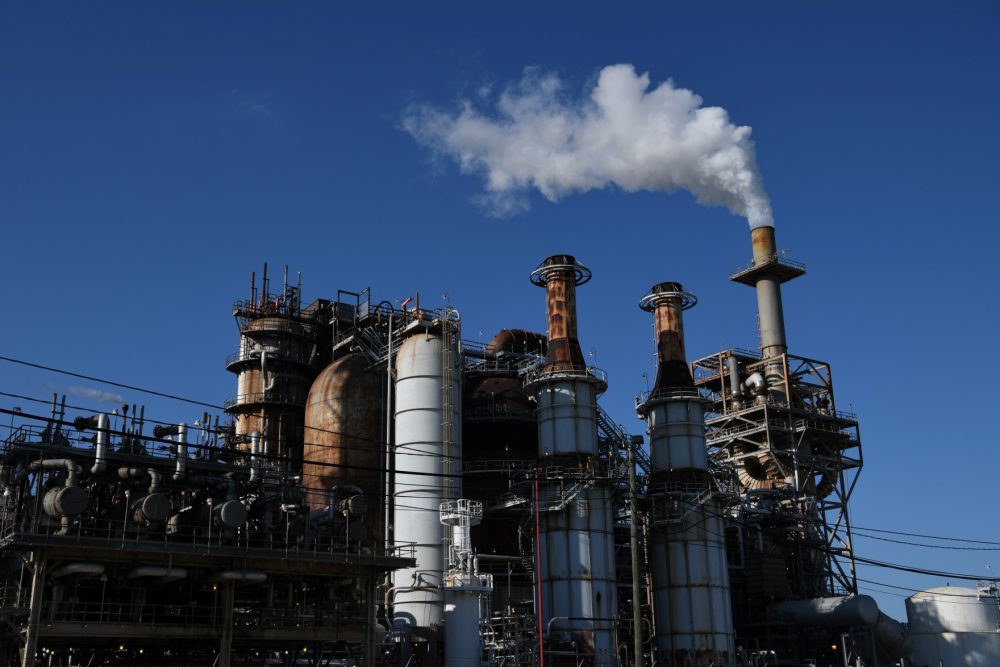 The LyondellBasell refinery, located near the Houston Ship Channel, is seen in Houston, Texas, U.S., May 5, 2019.