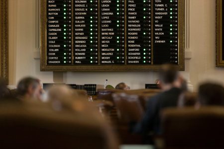Roll call is tallied on the House floor on Aug. 23, 2021.