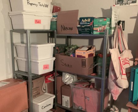 The Buckle Bunnies Fund's mission is to expand access to abortion, but that doesn't just include funding. Their abortion care kits also include snacks, self care items, sanitary napkins and more.