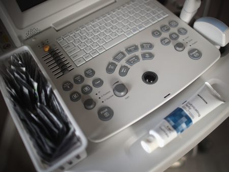 SOUTH BEND, INDIANA - JUNE 19: An ultrasound machine sits next to an exam table in an examination room at Whole Woman's Health of South Bend on June 19, 2019 in South Bend, Indiana. The clinic, which provides reproductive healthcare for women including providing abortions is scheduled to open next week following a nearly two-year court battle. Part of the Texas-based nonprofit Whole Woman's Health Alliance, the clinic will offer medication-induced abortions for women who are up to 10 weeks pregnant.