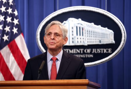 U.S. Attorney General Merrick Garland announces a federal investigation of the City of Phoenix and the Phoenix Police Department during a news conference at the Department of Justice on August 05, 2021 in Washington, DC. Garland said the Justice Department has opened a pattern or practice investigation into the City of Phoenix and the Phoenix Police Department to determine if they have violated federal laws or citizens constitutional rights.