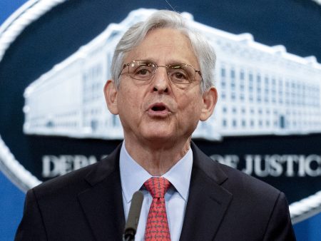 In this Aug. 5, 2021, file photo, Attorney General Merrick Garland speaks at a news conference at the Department of Justice in Washington.