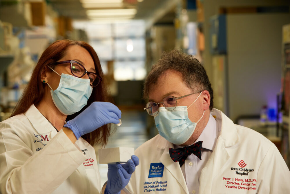 Drs. Maria Elena Bottazzi (left) and Peter Hotez, Co-Directors of the Texas Children’s Hospital Center for Vaccine Development