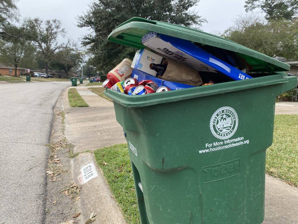 Waste Management Trash Bin