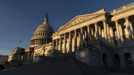 The U.S. Capitol is seen in Washington, Thursday, Oct. 28, 2021. (AP Photo/Jose Luis Magana)