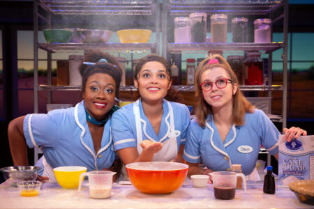 Kennedy Salters, Jisel Soleil Ayon and Gabriella Marzetta in "Waitress." The play will make its way to Theatre Under the Stars in the 2022 season.