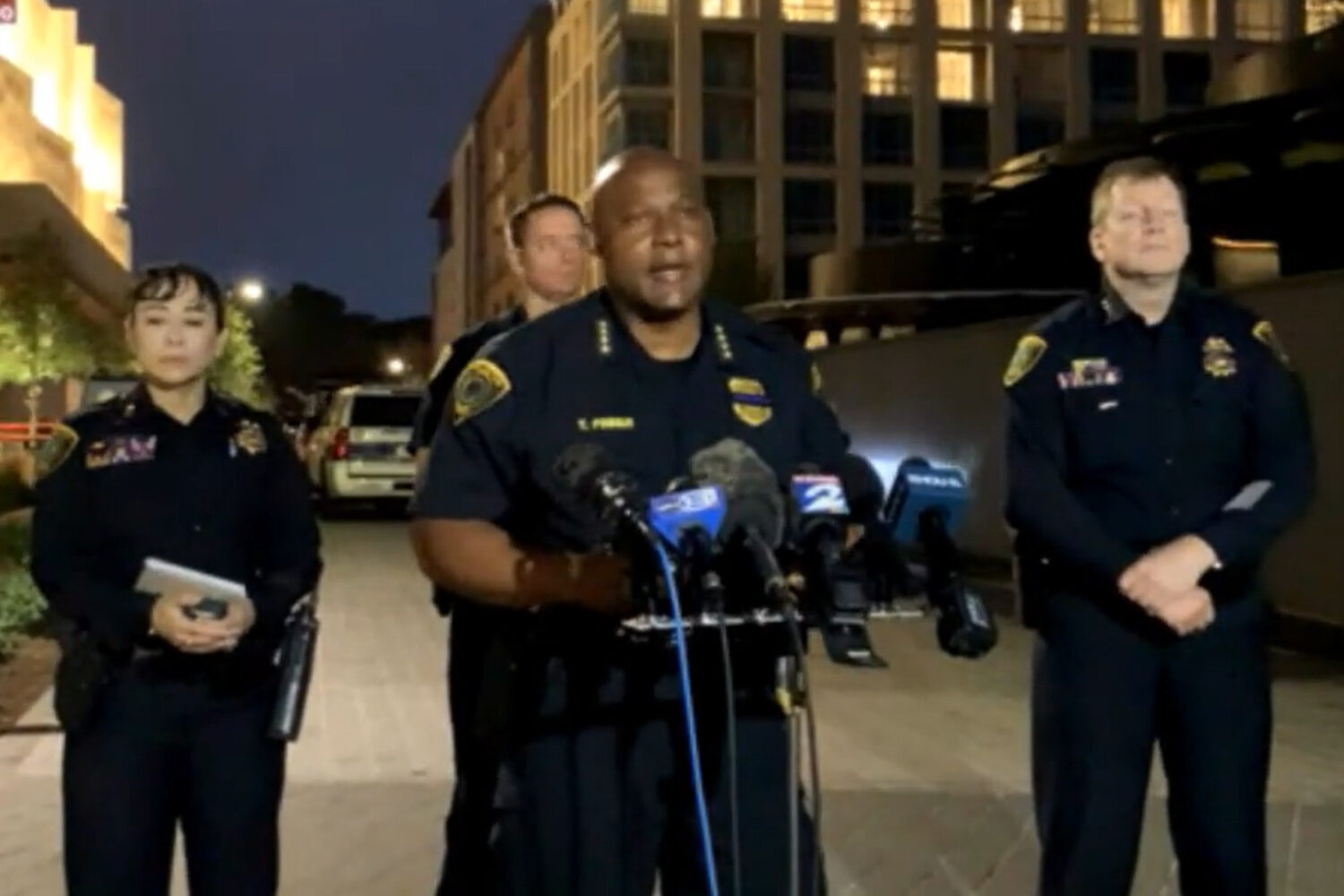 Alleged carjacker shot by police after running over one man and ...