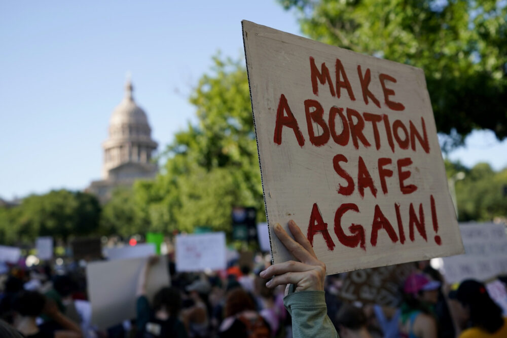 Abortion protest Austin