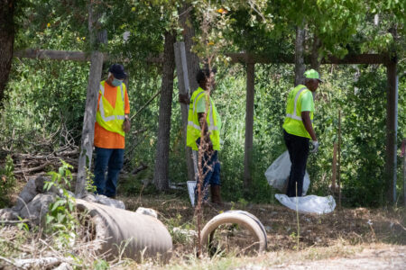illegal dumping cleanup