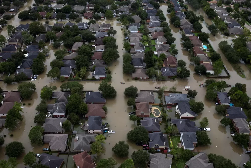 Harvey Flooding Northwest Houston