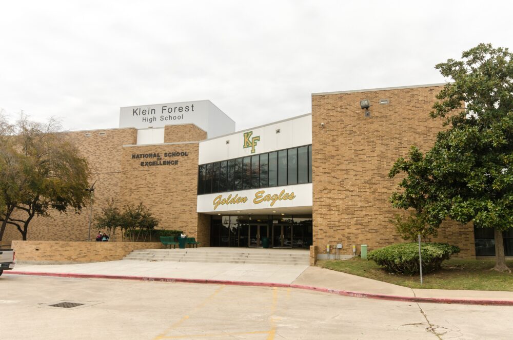 Klein Forest High School was evacuated after receiving a bomb threat.