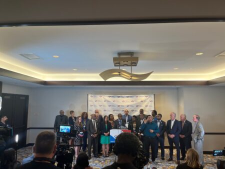 Mayors from various cities met for the annual National Nonpartisan Conversation on Voter Rights.