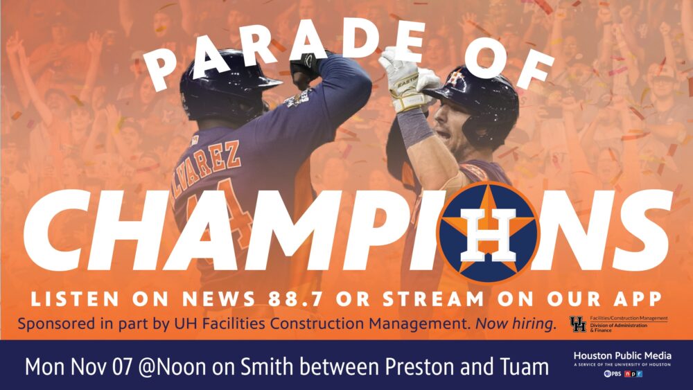 Houston Astros World Series parade on Monday in downtown; METRO offering  free rides – Houston Public Media