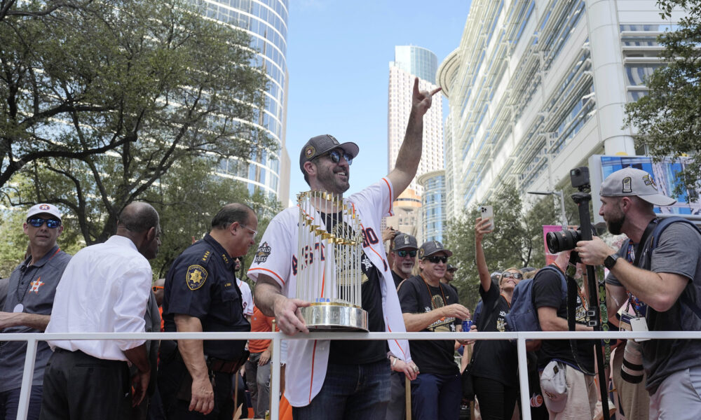 Justin Verlander agrees to a $25 million 1-year deal with the Astros –  Houston Public Media