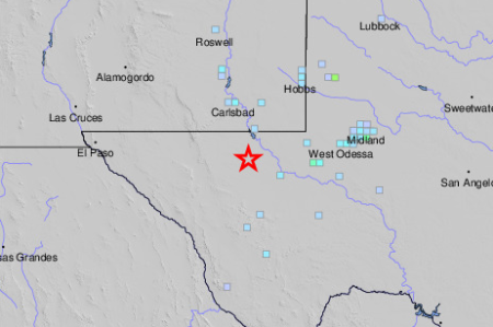 West Texas Earthquake USGS