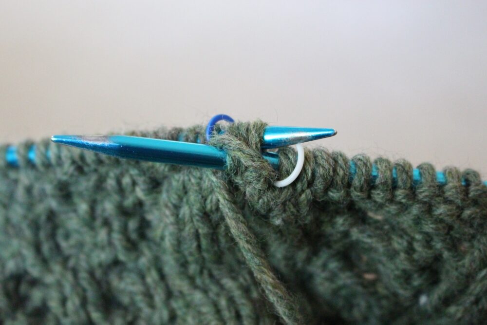 Knitting closeup