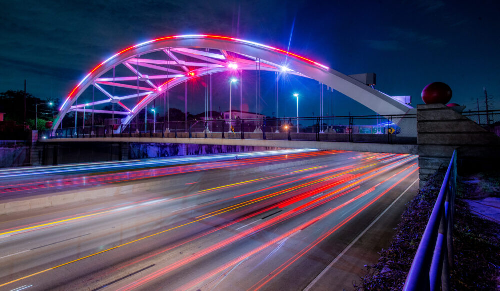 Montrose Bridge Lights Freeway