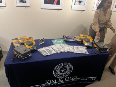 The District Attorney's Office gave out kits