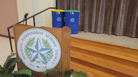 HISD launched a recycling program at 20 participating schools across the city.