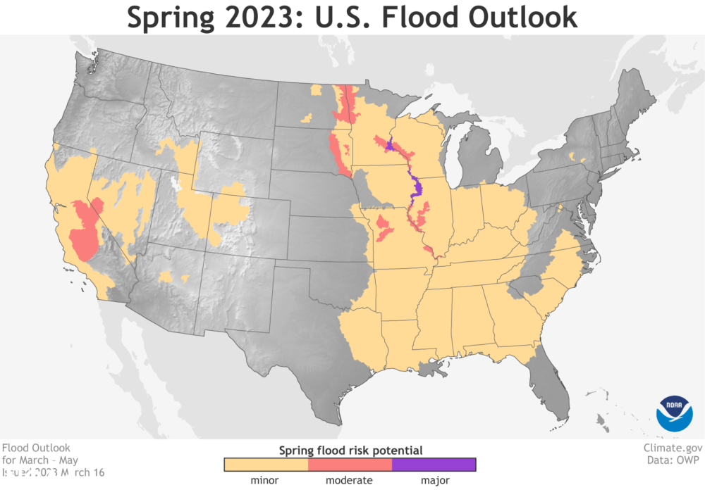 NOAA 2023 Flood Graphic
