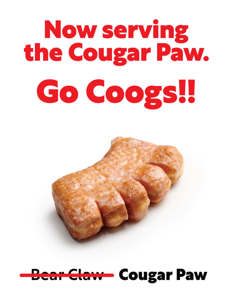 Shipley Do-Nuts Cougar Paw