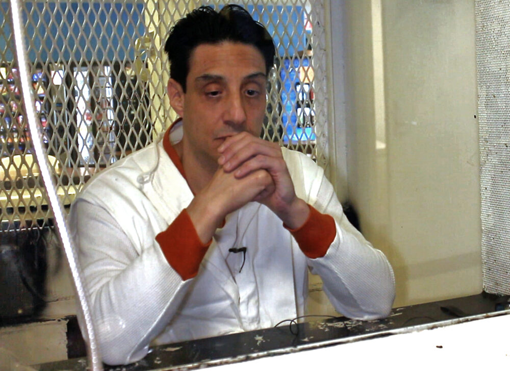 Ivan Cantu in a July 2022 interview from Texas' Polunsky Unit, which houses the state's male death row inmates.
