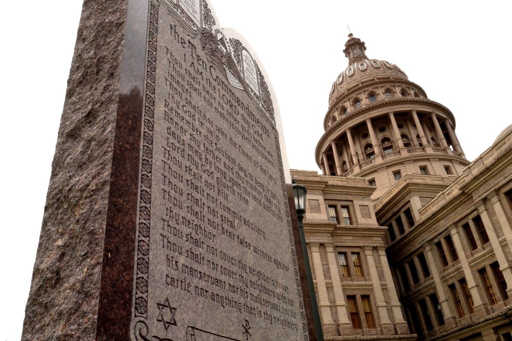 Ten Commandments monument