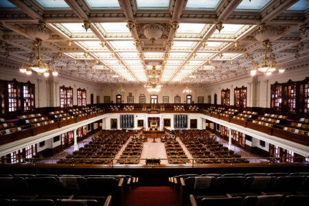 The House Chamber for the Texas State House of Representatives inside the Texas State Capitol at the start of the 2021 Special Legislative Session in Austin, TX on July 8, 2021. Gabriel C. Pérez/KUT