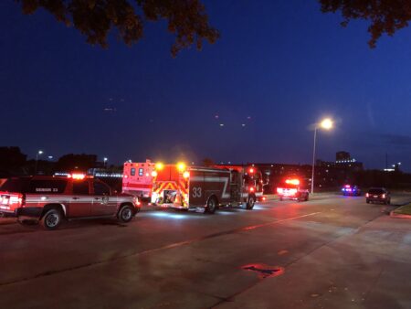 Search crew looks for man who tried to save two children in Brays Bayou.