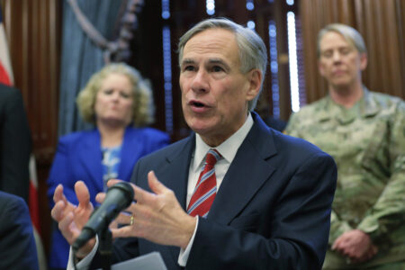 Texas Gov.Greg Abbott gives an update on the coronavirus, Friday, March 13, 2020, in Austin, Texas. Abbott declared a state of disaster Friday as the coronavirus pandemic spread to all of the state's biggest cities. Abbott declared a state of disaster Friday as the coronavirus pandemic spread to all of the state's biggest cities. (AP Photo/Eric Gay)