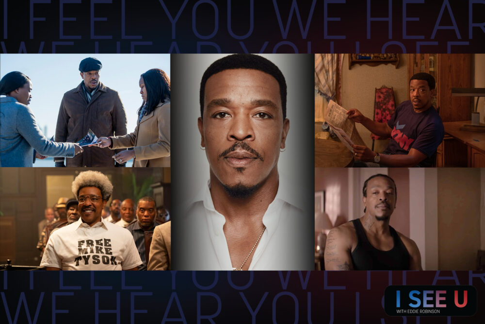Top Left: Actors Clare-Hope Ashitey, Russell Hornsby and Regina King, all other images: Russell Hornsby