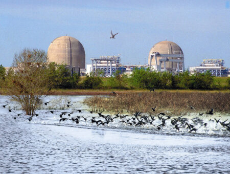 Image of nuclear power plant from a distance