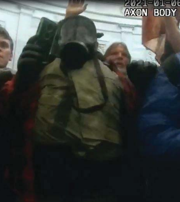 Joshua Lollar Gas Mask Capitol Insurrection