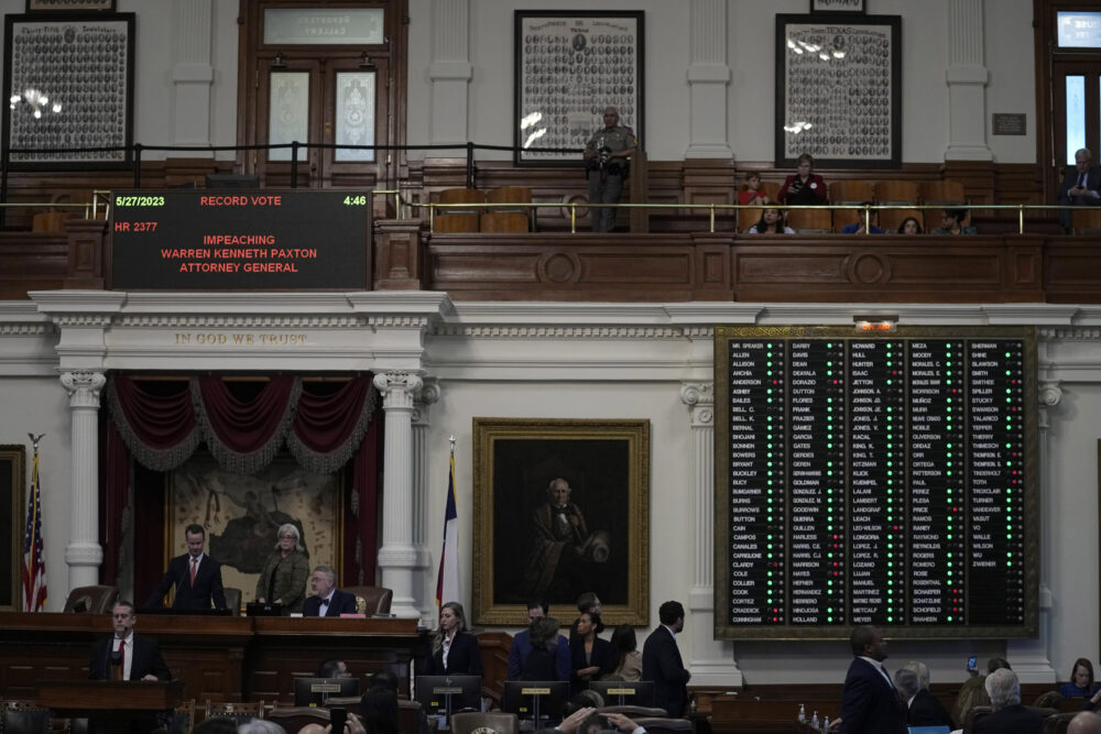 Republican-led Texas House impeaches state Attorney General Ken Paxton – Houston Public Media