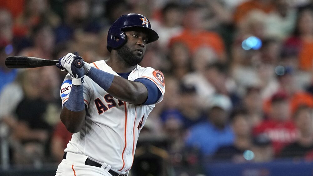 Astros Yordan Alvarez joins historic company with 100th HR