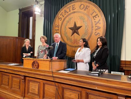 Rep. John Bryant, D-Dallas, unveiled Wednesday a plan to cut property taxes that would also give relief to Texas' renters.