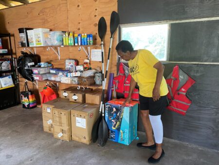 Each Hub House is stocked with disaster supplies for hurricanes, heat waves and other extreme weather events.