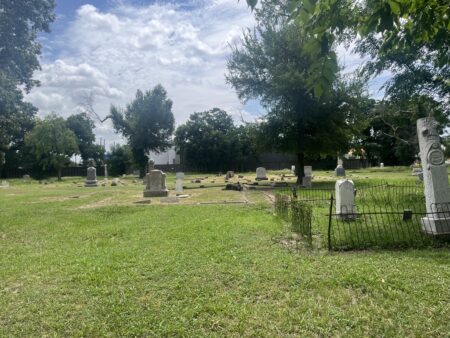 Olivewood Cemetery could be the site of a new development, much to the disproval of some community members.