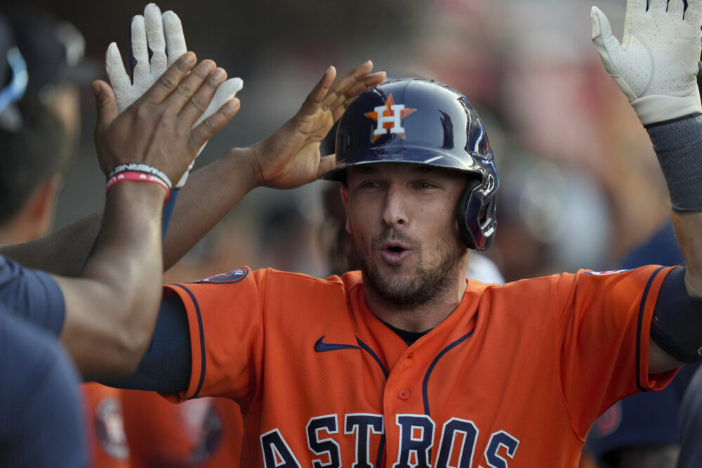 Houston Astros MLB Youth Helmet and Jersey Sets