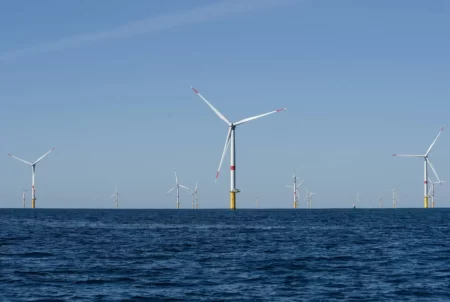 The federal government on Thursday announced the first three offshore wind energy leases in the Gulf of Mexico. Companies can now bid on the leases, which are located off the Texas and Louisiana coasts.