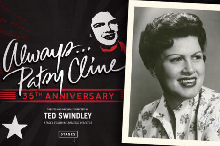 The play "Always...Patsy Cline" is based on real-life letters exchanged between the country music legend and Louise Seger, a fan from Houston.