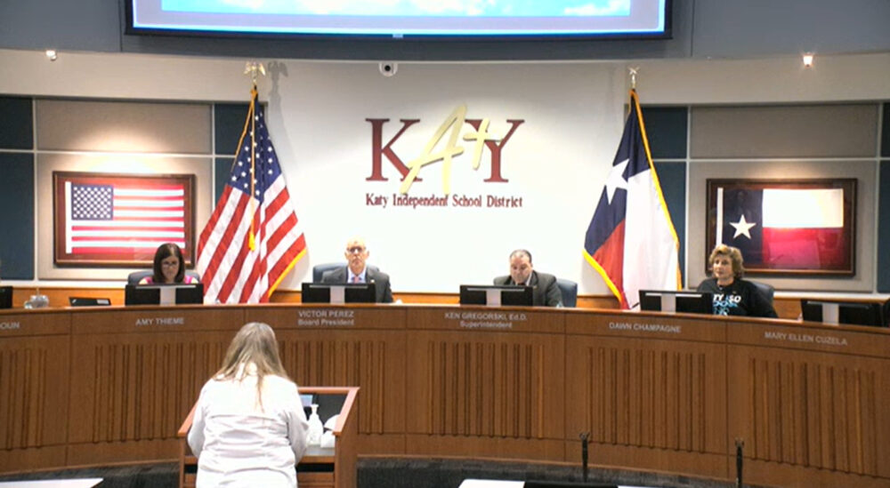 Katy ISD Bond Board Meeting