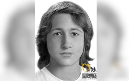 This is a facial reconstruction image of a boy whose dead body was found in Houston on Aug. 9, 1973. He was a victim of Houston serial killer Dean Corll.