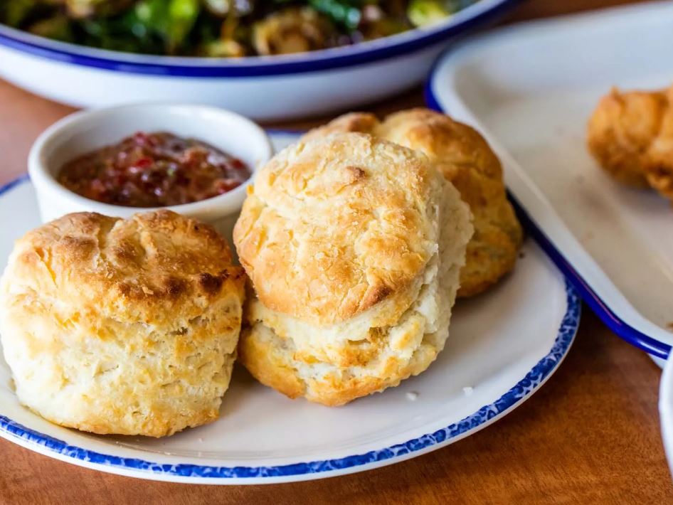 The biscuits at Gatlin's Fins & Feathers.