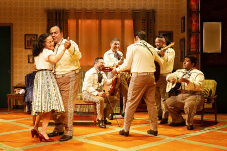 The cast of Alley Theatre’s production of American Mariachi.