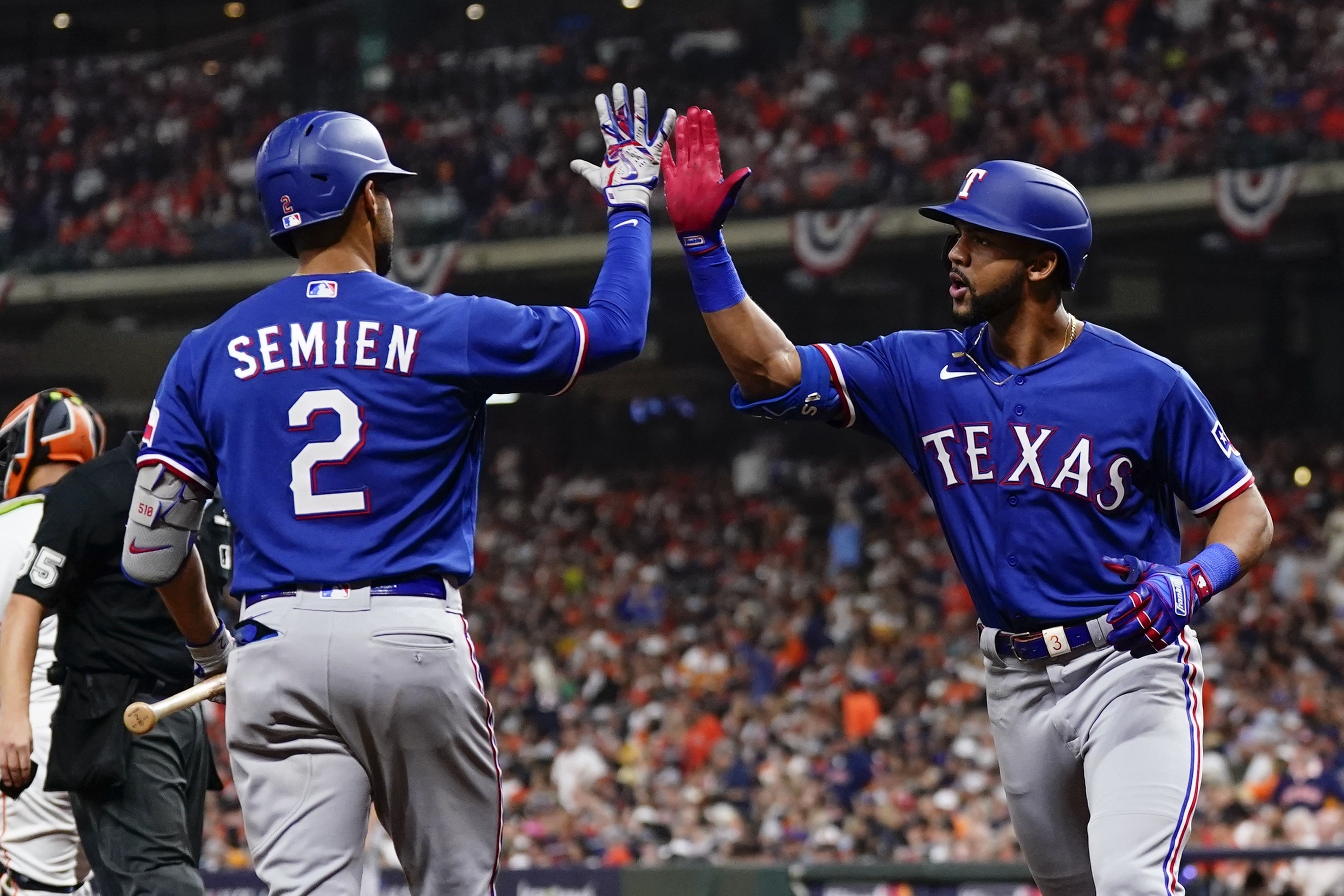 Montgomery shuts out Astros as Rangers get 2-0 win in Game 1 of