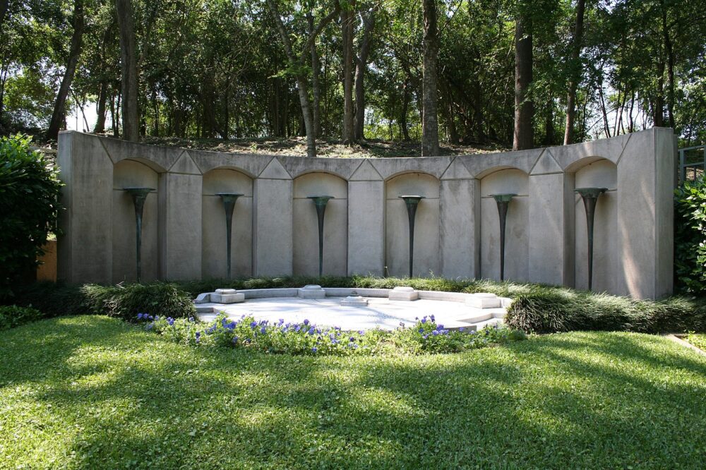 The Hughes Family Gravesite at Houston's Glenwood Cemetery, where Howard Hughes is buried.
